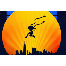OEM Tablou vászon Ms Marvel illusztráció, 80x50cm, tablou1318 grafika, keretezett kép