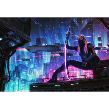 OEM Tablou vászon Neon Assassin, 80x50cm, tablou526 grafika, keretezett kép