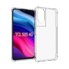OEM TCL 505 4G GIGAPACK Szilikon telefonvédő ütésállóság, légpárnás sarok, ÁTLÁTSZÓ tok és táska