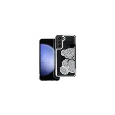 OEM Teddy Bear Samsung Galaxy A25 5G csillogó köves tok. ezüst tok és táska