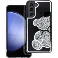 OEM Teddy Bear Samsung Galaxy A55 5G csillogó köves tok, ezüst ( ) tok és táska