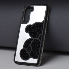 OEM TEDDY BEAR tok Samsung Galaxy S25 Ultra - fekete tok és táska