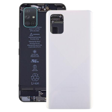 OEM tel-szalk-151717 Samsung Galaxy A71 fehér OEM akkufedél hátlap - burkolati elem mobiltelefon, tablet alkatrész