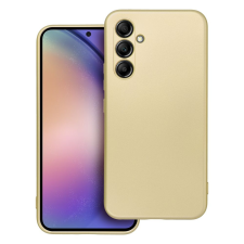OEM Telefontok Samsung Galaxy S24 FE - Metalic - arany szilikon hátlap tok tok és táska