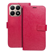 OEM Telefontok Xiaomi 15T 5G - MEZZO mandala mintás magenta mágneses szilikon keretes könyvtok tok és táska