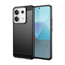 OEM Telefontok Xiaomi Redmi 15C - Carbon Fiber fekete szilikon tok tok és táska