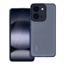 OEM Telefontok Xiaomi Redmi 15C - Variete - áttetsző hátlap tok, kék kerettel tok és táska