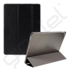 OEM Tok álló bőr hatású (aktív FLIP oldalra nyíló TRIFOLD asztali tartó funkció Apple iPad Pro 12.9 (2017) fekete