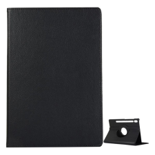 OEM Tok álló. bőr hatású (FLIP. asztali tartó. 360°. ceruza tartó) FEKETE tok és táska