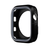 OEM Twin Apple Watch szilikon tok 45mm fekete/szürke