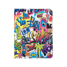 OEM Univerzális 9-10 colos tablet könyvtok, mappa tok, Graffiti boy mintás tablet tok