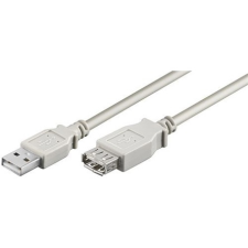 OEM usb-a 2.0 - usb-a 2.0 m/f adatkábel hosszabbító 0.6m fehér xusbkab2aae06wh kábel és adapter