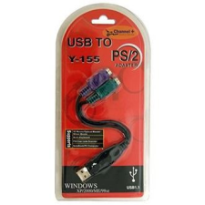 OEM USB A -&gt; 2 PS/2 M/F adapter (XUSBPS2) kábel és adapter
