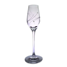 OEM Üveg pohár swarovski dísszel pálinka 95 ml 6db pálinkás pohár