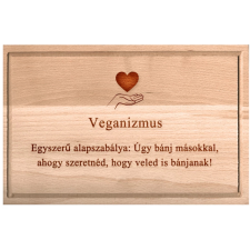 OEM Veganizmus vágódeszka XXL konyhai eszköz