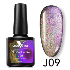 OEM Venalisa 9D Macskaszem Gél lakk J09 - 7,5 ml lakk zselé