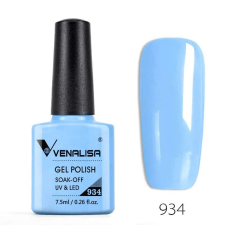 OEM Venalisa Gél lakk 934 - Világoskék - 7,5 ml lakk zselé