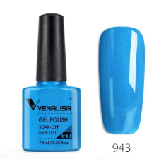 OEM Venalisa Gél lakk 943 - Élénk Kék - 7,5 ml lakk zselé