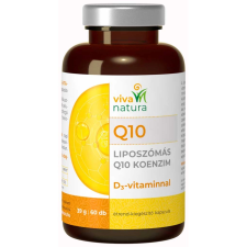 OEM Viva natura liposzómás q10 koenzim d3 vitaminnal étrend kiegészítő kapszula 60 db vitamin és táplálékkiegészítő