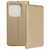 OEM Xiaomi 15T 5G könyvtok, fliptok, telefon tok, mágneszáras, bankkártyatartós, arany
