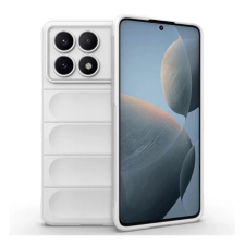 OEM Xiaomi Poco X6 Pro GIGAPACK Szilikon telefonvédő ütésállóság, 3D, FEHÉR tok és táska