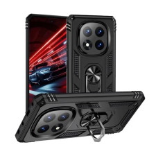 OEM Xiaomi Poco X7 GIGAPACK Defender szilikon telefonvédő ütésállóság, mágneses, FEKETE tok és táska