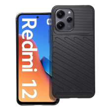 OEM Xiaomi Redmi 12 4G szilikon tok, hátlap tok, ütésálló, fekete, Thunder tok és táska
