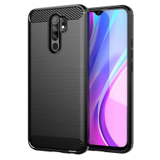 OEM Xiaomi Redmi 9 szilikon tok, hátlaptok, telefon tok, karbon mintás, fekete tok és táska