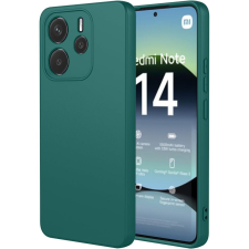 OEM Xiaomi Redmi Note 14 5G szilikon tok, hátlaptok, telefon tok, matt, zöld tok és táska