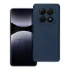 OEM Xiaomi Redmi Note 15 4G / 5G szilikon tok, hátlaptok, telefon tok, velúr belsővel, matt, sötétkék, Silicon