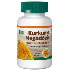 OEM ZÖLDVÉR Zöldvér kurkuma megadózis plusz kurkuminnal étrend-kiegészítő kapszula 90 db vitamin és táplálékkiegészítő