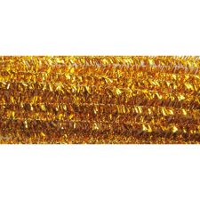 OEM Zsenília drót 30 cm, 10/cs - Metál arany 25596/ 25597 party kellék