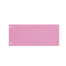 OFFICE DEPOT 10,5x24 cm elválasztócsík rózsaszín (100db / csomag) mappa