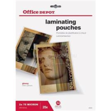 OFFICE DEPOT A4 2x75mic 25db-os lamináló fólia (OFFICE_DEPOT_3384630) lamináló fólia