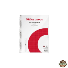 OFFICE DEPOT A4+ 5db/csomag lefűzhető kockás spirálfüzet füzet