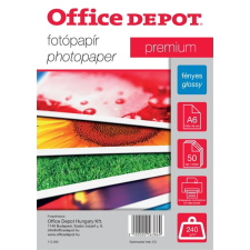 OFFICE DEPOT premium a6 240g fényes 50db fotópapír od112260 fotópapír