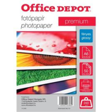 OFFICE DEPOT Premium A6 240g fényes 50db fotópapír (OFFICE_DEPOT_OD112260) fotópapír