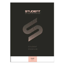 OfficeFox Füzet sima ICO Student Black Prémium A/4 80 lapos füzet