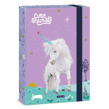 OfficeFox Füzetbox ARS UNA A/4 Cute Animals-Unicorn füzetbox