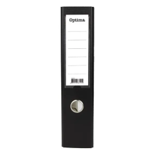 OfficeFox Iratrendező OPTIMA A/4 70 mm élvédő sínnel fekete irattartó