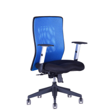 OfficePro Calypso XL ergonomikus irodai szék Szín: kék, Fejtámla: fejtámla nélküli forgószék