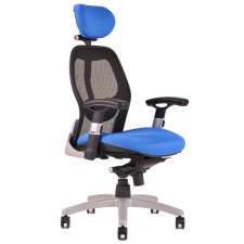 OfficePro Saturn ergonomikus irodai szék Szín: kék forgószék