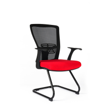 OfficePro Themis Meeting ergonomikus irodai tárgyalószék Szín: piros tárgyalószék