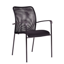 OfficePro Triton Black ergonomikus tárgyalószék Szín: fekete tárgyalószék