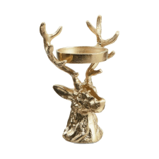 OH MY DEER gyertyatartó, arany 21cm gyertyatartó