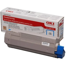 Oki C5650 C5750 lézertoner eredeti Cyan 2K 43872307 nyomtatópatron & toner