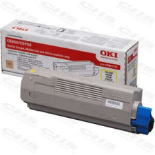 Oki sárga toner C5850/5950 szériához / sárga / 6k (43865721) nyomtatópatron & toner