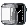  Okosóra tok - Apple Watch 7 / 8 / 9 (45 mm) okosóra tok - SPIGEN Space Crystal szürke átlátszó szilikon tok