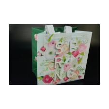  Ökotáska bevásárló táska Tavasz-Nyár rózsákkal 30x30x18 cm konyhai eszköz