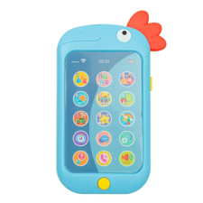 Oktatási játéktelefon Baby Mix kék elektronikus játék